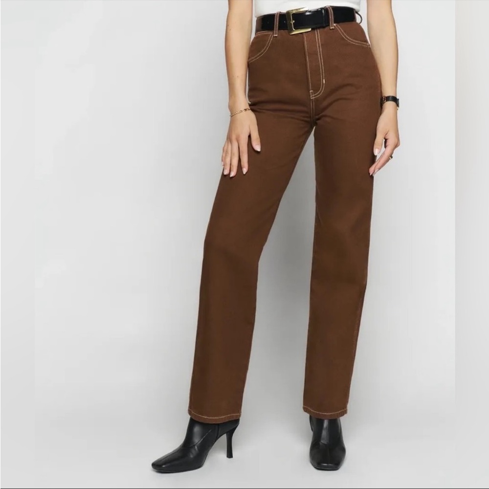 Reformation High Rise Cowboy Jeans